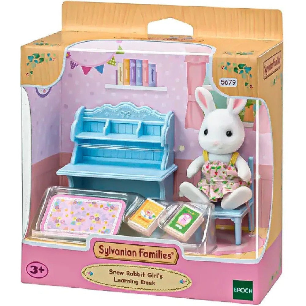 Sylvanian Families - Snow Rabbit Girl's Learning Desk