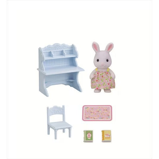 Sylvanian Families - Snow Rabbit Girl's Learning Desk