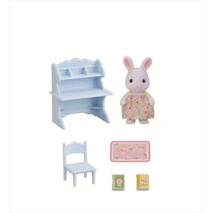 Sylvanian Families - Snow Rabbit Girl's Learning Desk