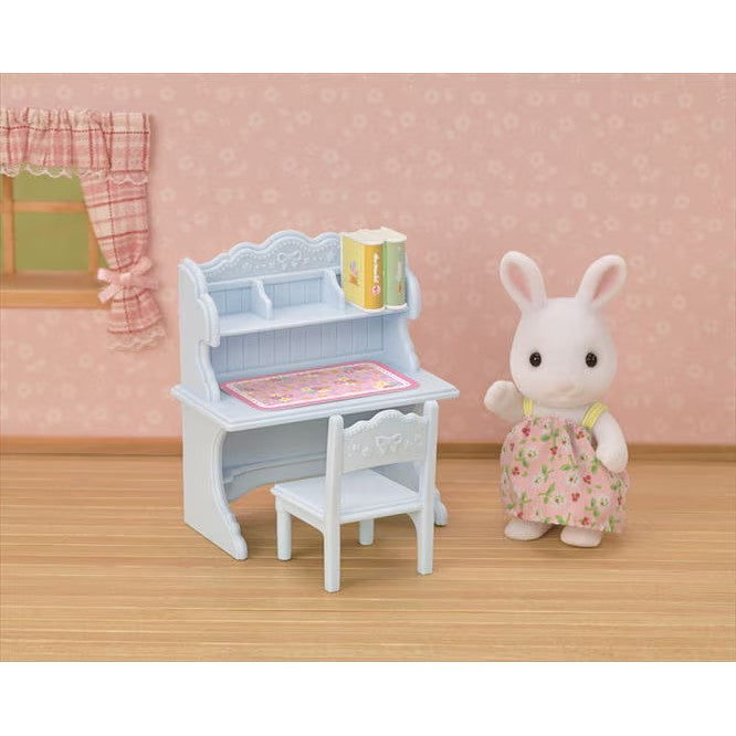 Sylvanian Families - Snow Rabbit Girl's Learning Desk