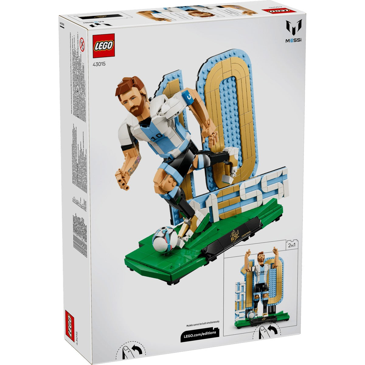 LEGO 43015 Lionel Messi Football Legend - Editions