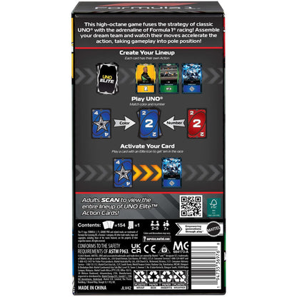 UNO - Elite Formula 1 2025 Core Edition Starter Pack - Mattel Games