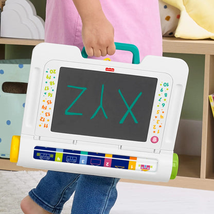 Fisher-Price - Learn & Doodle Desk Mess-Free Writing & Drawing Tablet With LCD Screen - Mattel