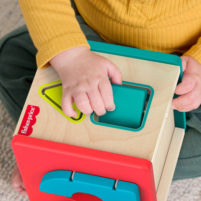 Fisher-Price - Wooden Activity Cube