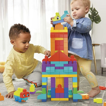 MEGA BLOKS - Fisher-Price Bigger Building Bag 150 Blocks - Mattel
