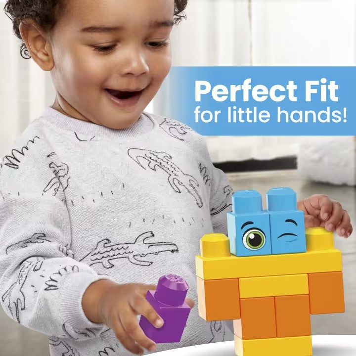 MEGA BLOKS - Fisher-Price Bigger Building Bag 150 Blocks - Mattel