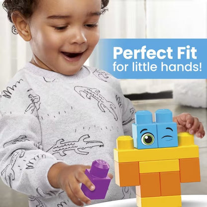 MEGA BLOKS - Fisher-Price Bigger Building Bag 150 Blocks - Mattel