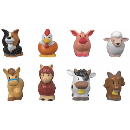 Fisher-Price - Little People Farm Animal Friends 8-Piece Figure Set - Mattel