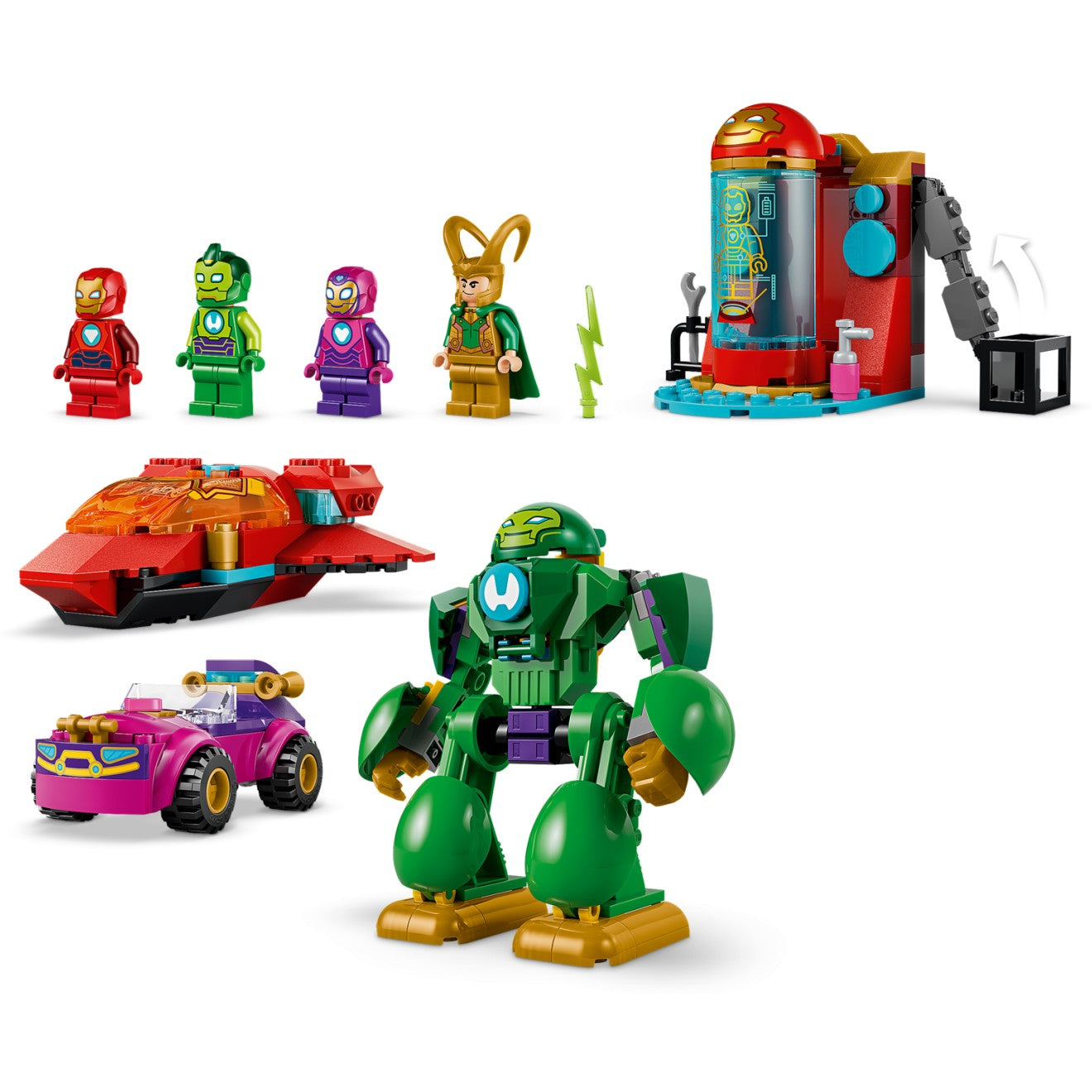 LEGO 11211 Loki vs. Team Iron Man - Marvel Super Heroes 4+
