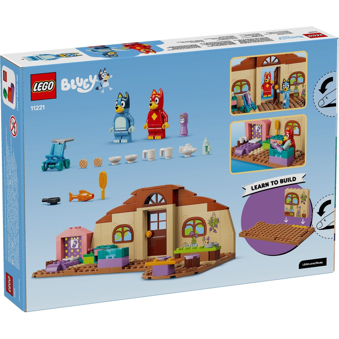 LEGO 11221 School with Rusty and Bluey - Bluey 4+