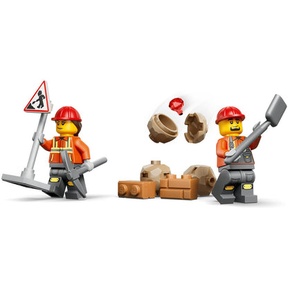 LEGO 60480 Yellow Backhoe Loader - City