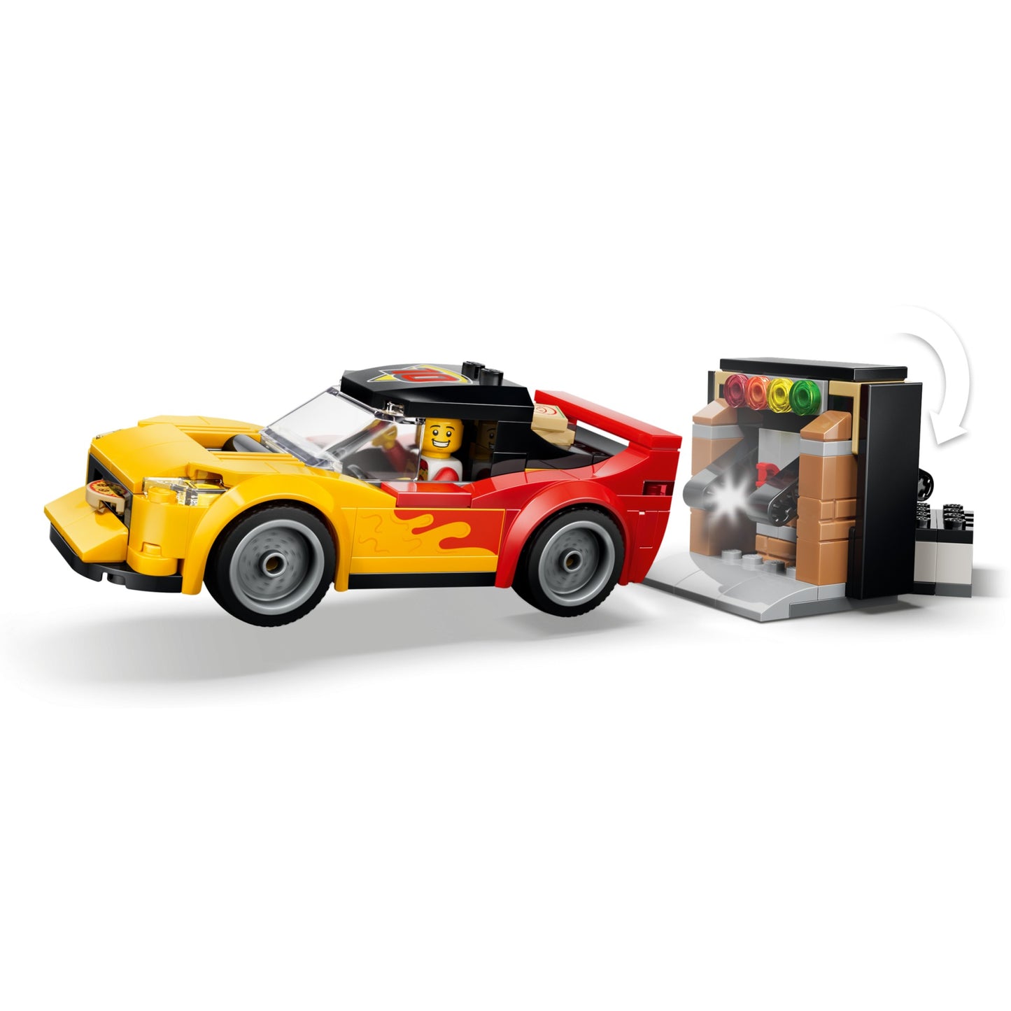 LEGO 60496 Pizza Delivery Experience with Vehicles - City