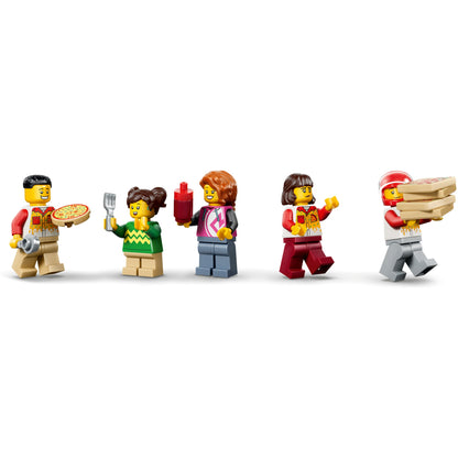 LEGO 60496 Pizza Delivery Experience with Vehicles - City