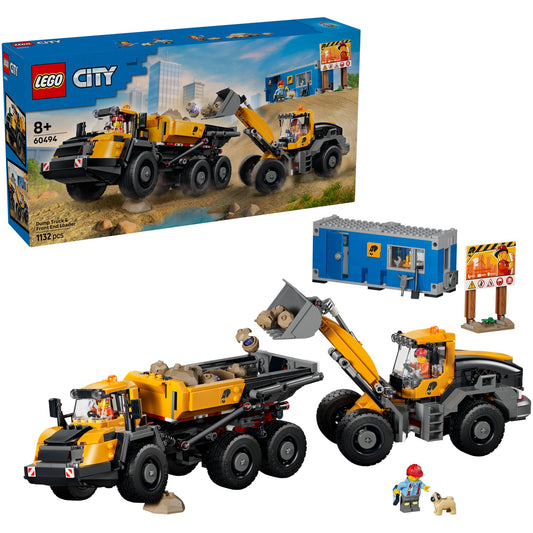 LEGO 60494 Dump Truck & Front End Loader - City