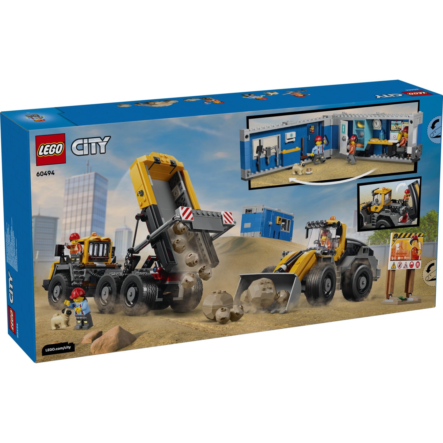 LEGO 60494 Dump Truck & Front End Loader - City