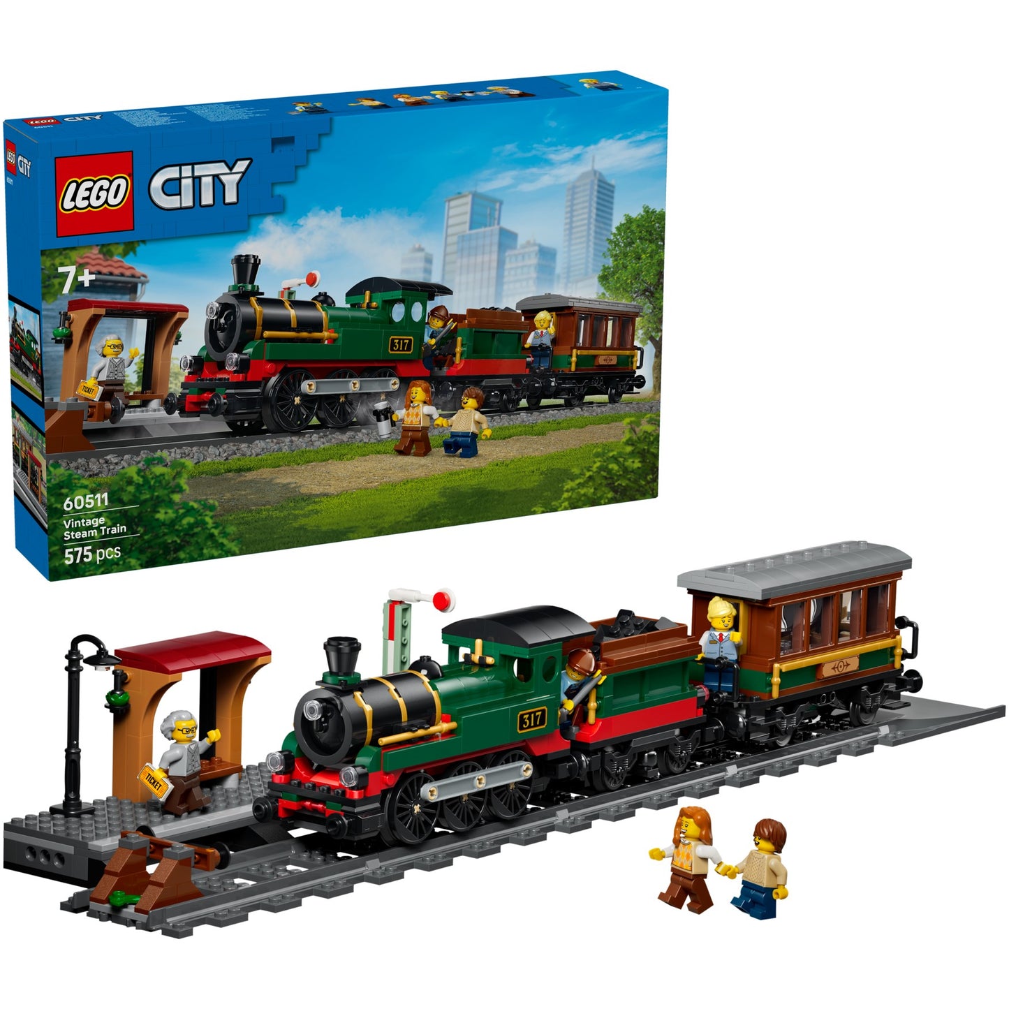 LEGO 60511 Vintage Steam Train - City