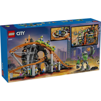 LEGO 60501 Lava Land Roller Coaster Park - City