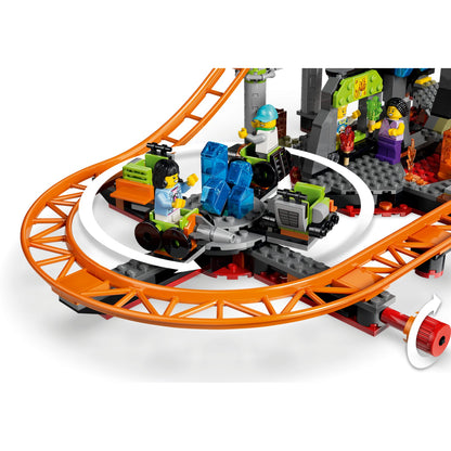 LEGO 60501 Lava Land Roller Coaster Park - City