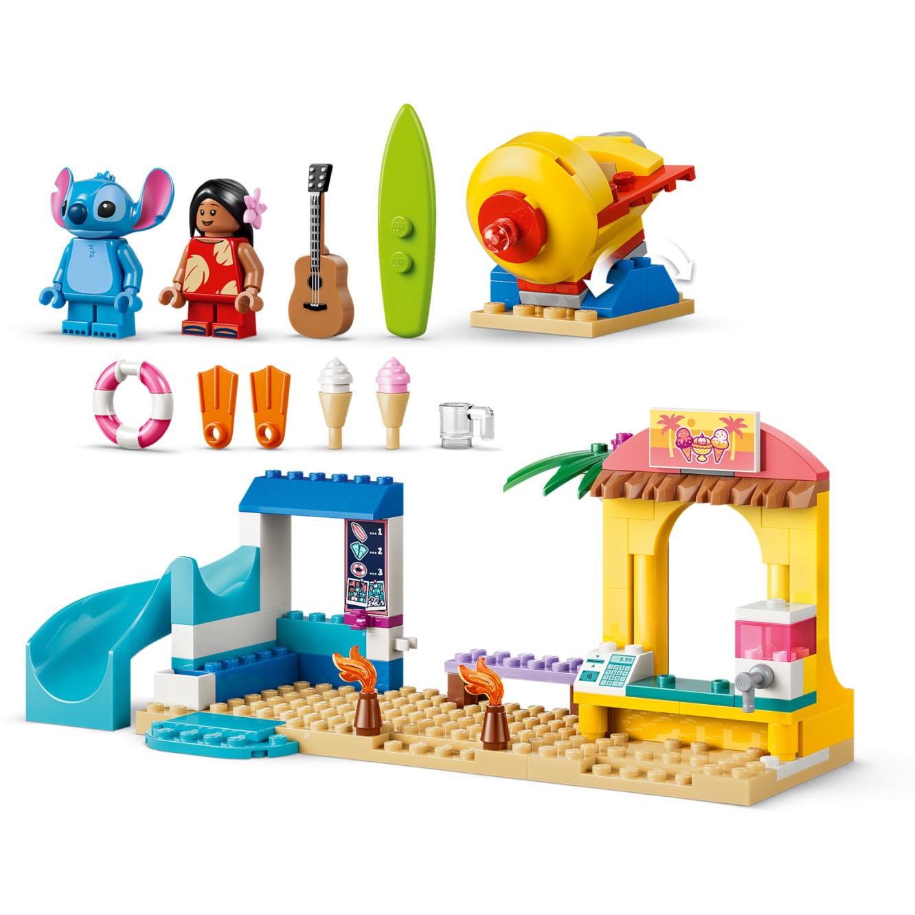 LEGO 43280 Beach Fun with Lilo & Stitch - Disney 4+