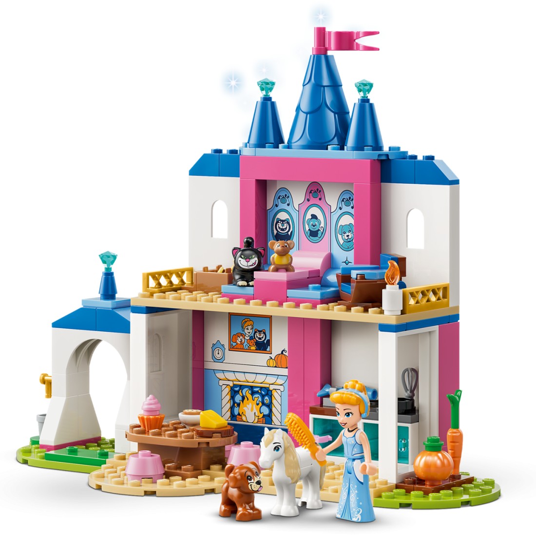 LEGO 43283 Cinderella Animal Friends Castle - Disney 4+