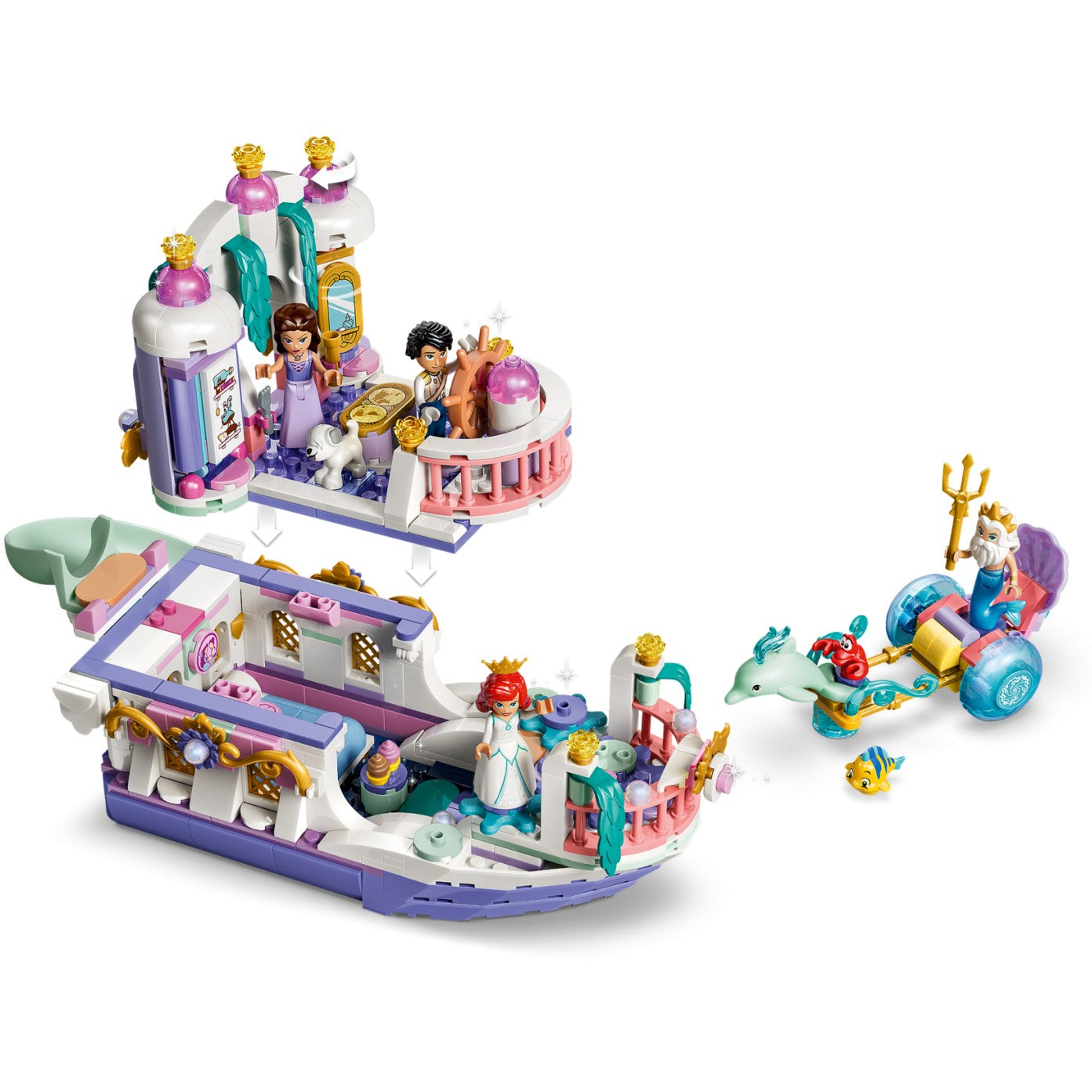 LEGO 43299 Ariel's Royal Wedding Boat - Disney