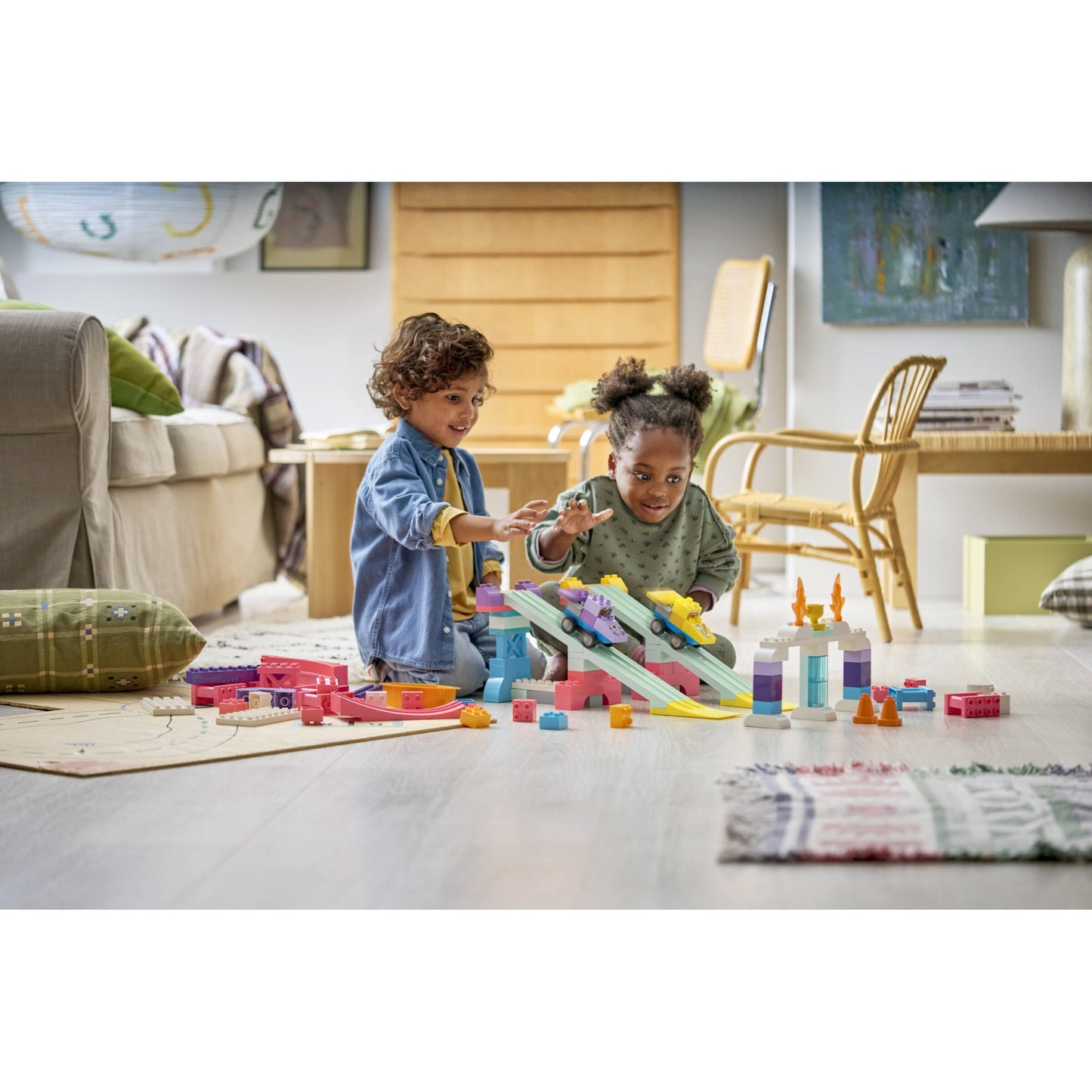 LEGO 10478 3 in 1 Creative Ramps with Vehicles - Duplo