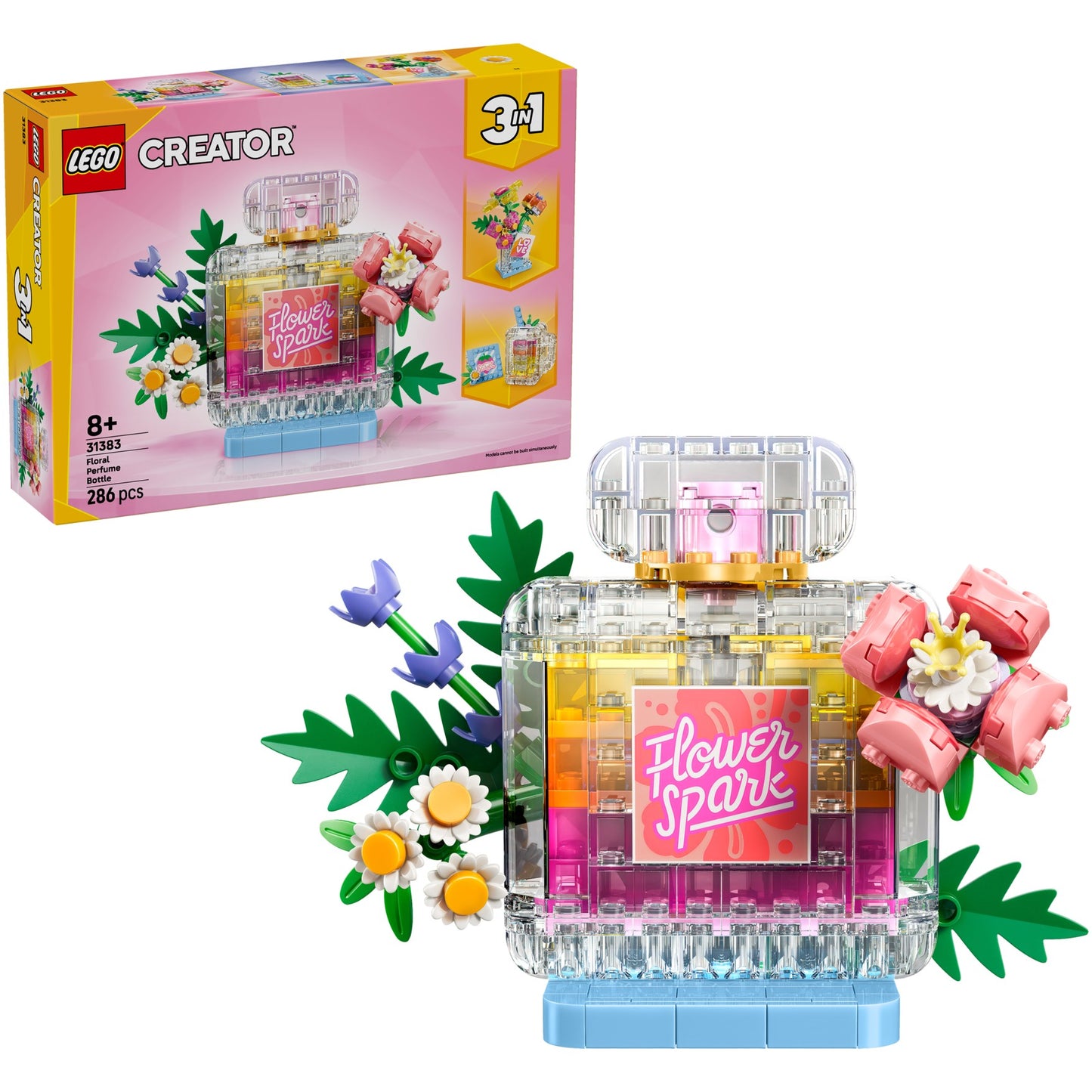 LEGO 31383 Floral Decor Perfume Bottle - Creator 3-in-1