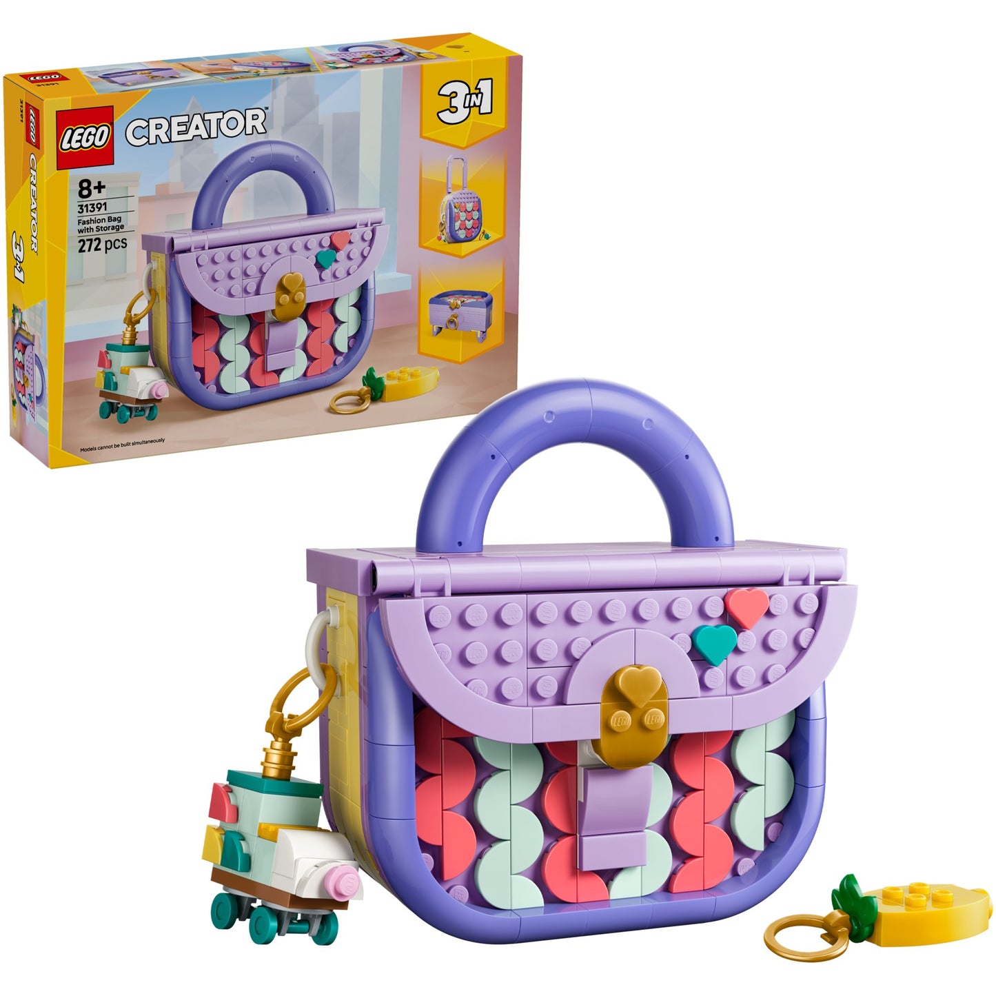 LEGO 31391 Art Fashion Bag with Storage - Creator 3-in-1