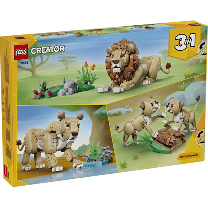 LEGO 31386 Wild Animals: Majestic Lion - Creator 3-in-1