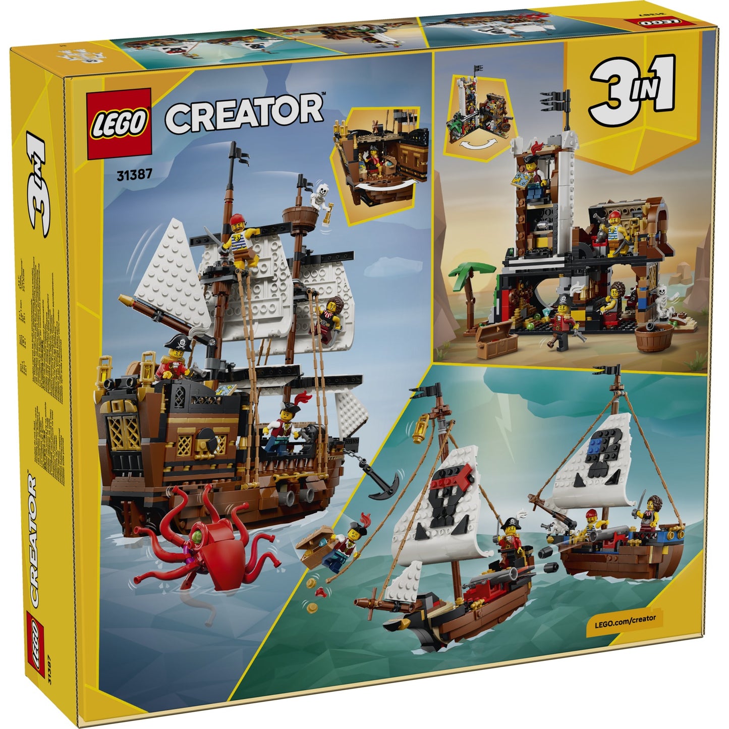 LEGO 31387 Iconic Pirate Ship - Creator 3-in-1