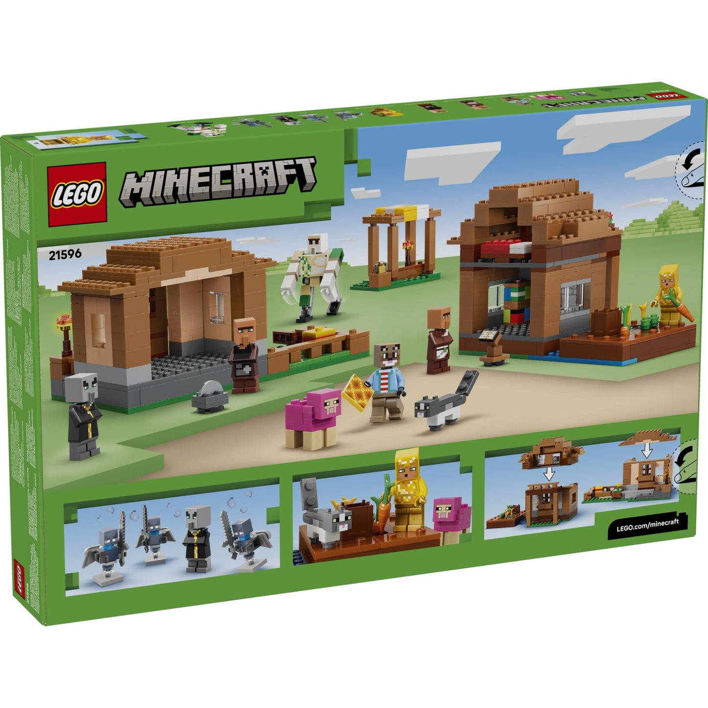 LEGO 21596 Evoker Village Attack - Minecraft