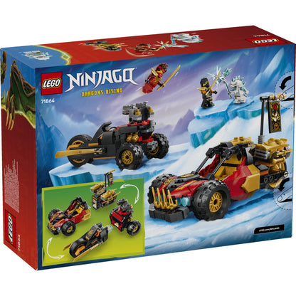 LEGO 71864 Kai and Cole's Combiner Vehicles - Ninjago