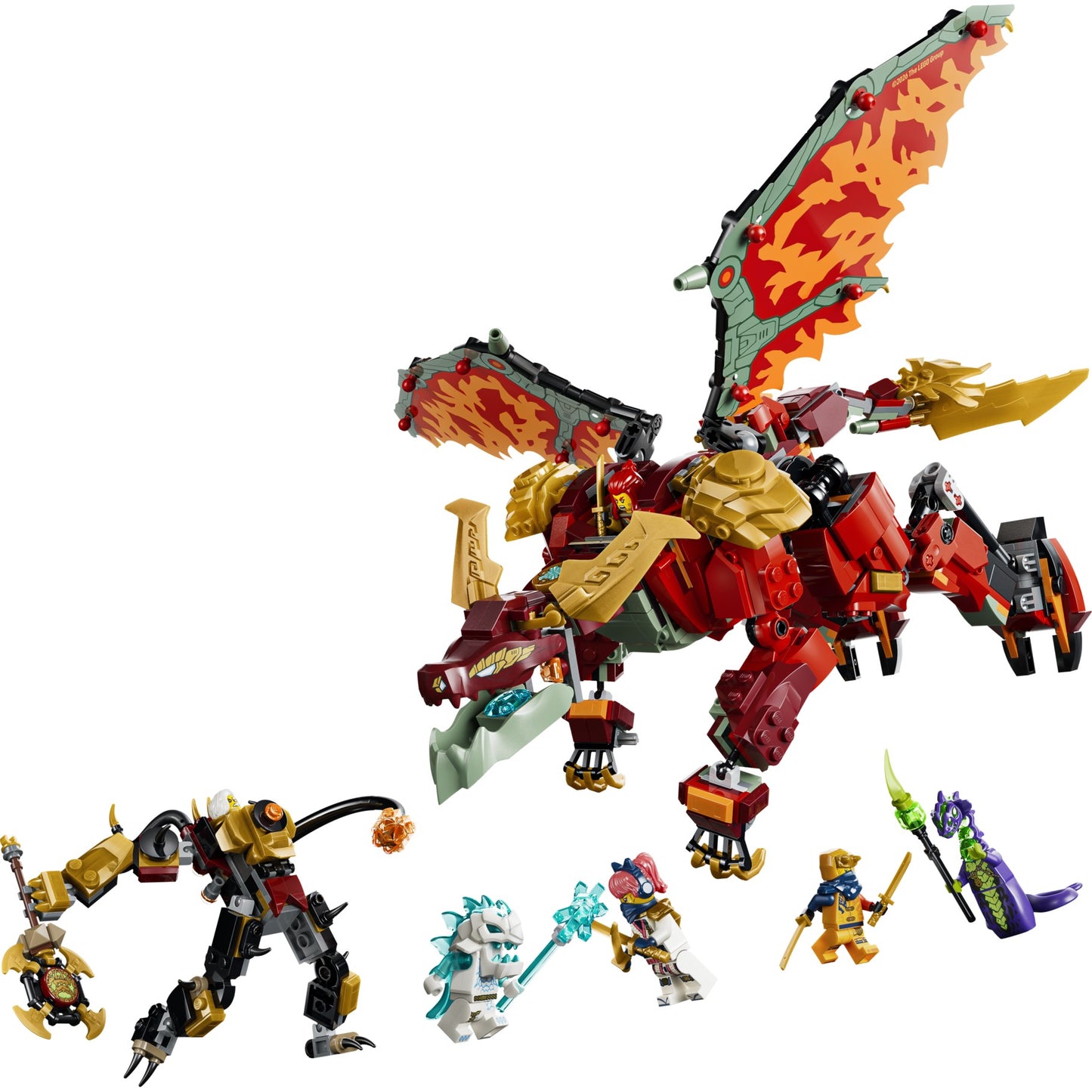 LEGO 71868 Wyldfyre's Transforming Dragon Mech - Ninjago