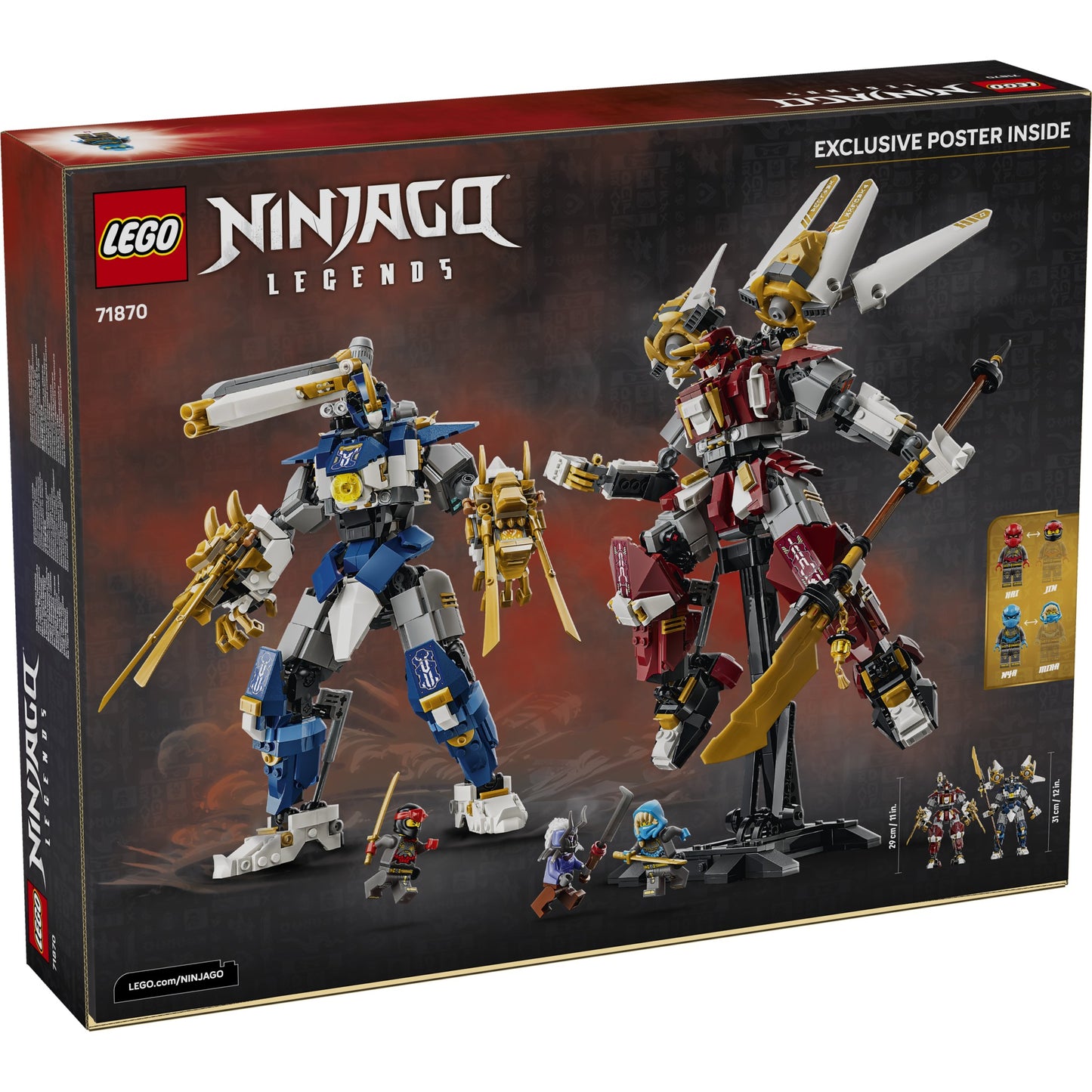 LEGO 71870 The Twin Titan Mechs - Ninjago