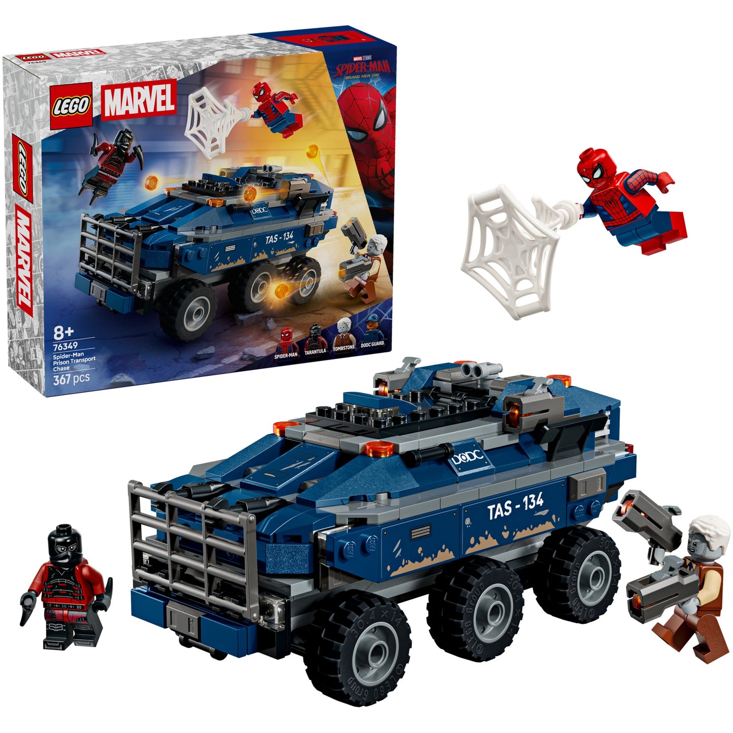 LEGO 76349 Spider-Man Prison Transport Chase - Marvel Super Heroes