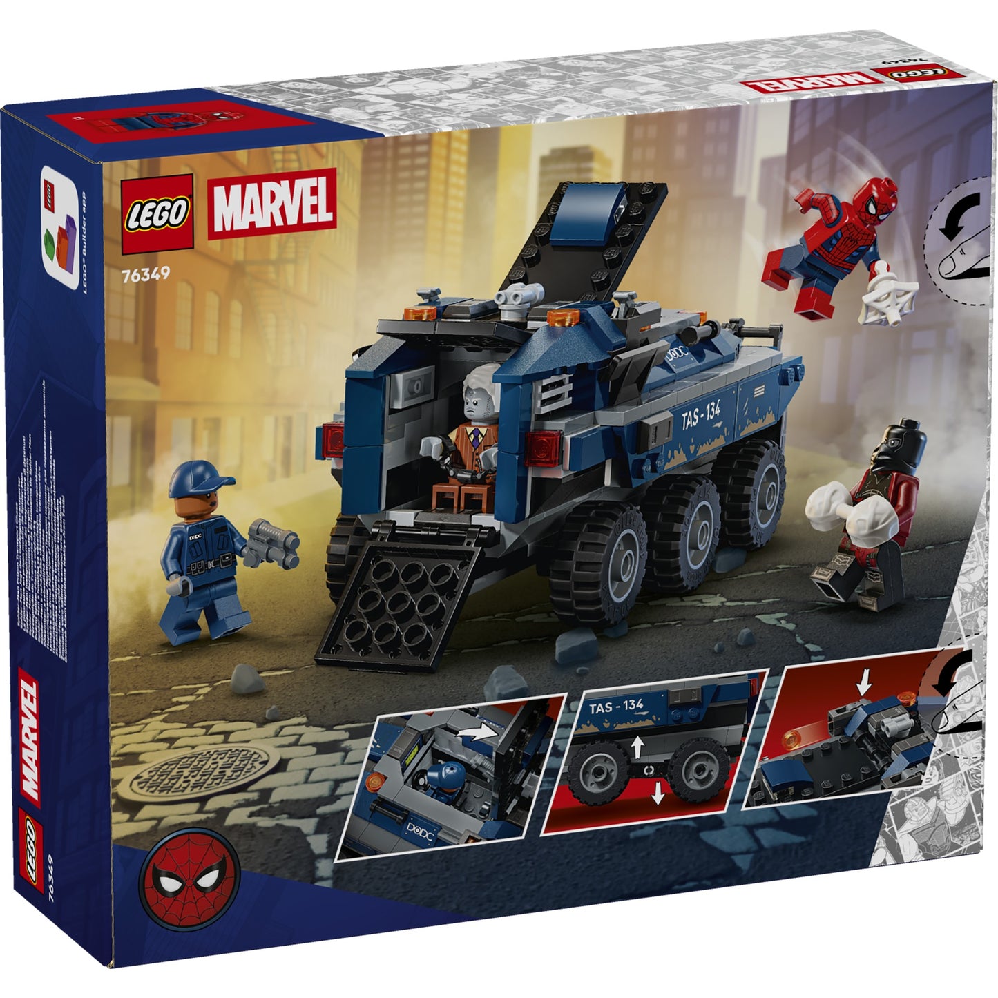 LEGO 76349 Spider-Man Prison Transport Chase - Marvel Super Heroes