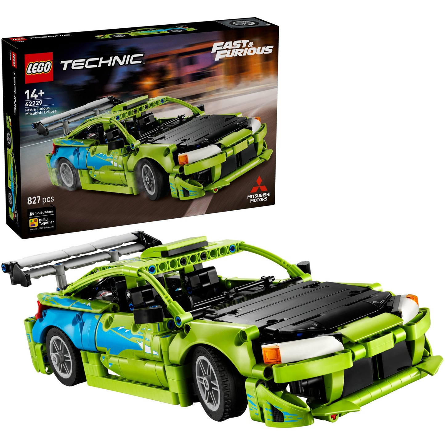 LEGO 42229 Fast and Furious Mitsubishi Eclipse Car - Technic