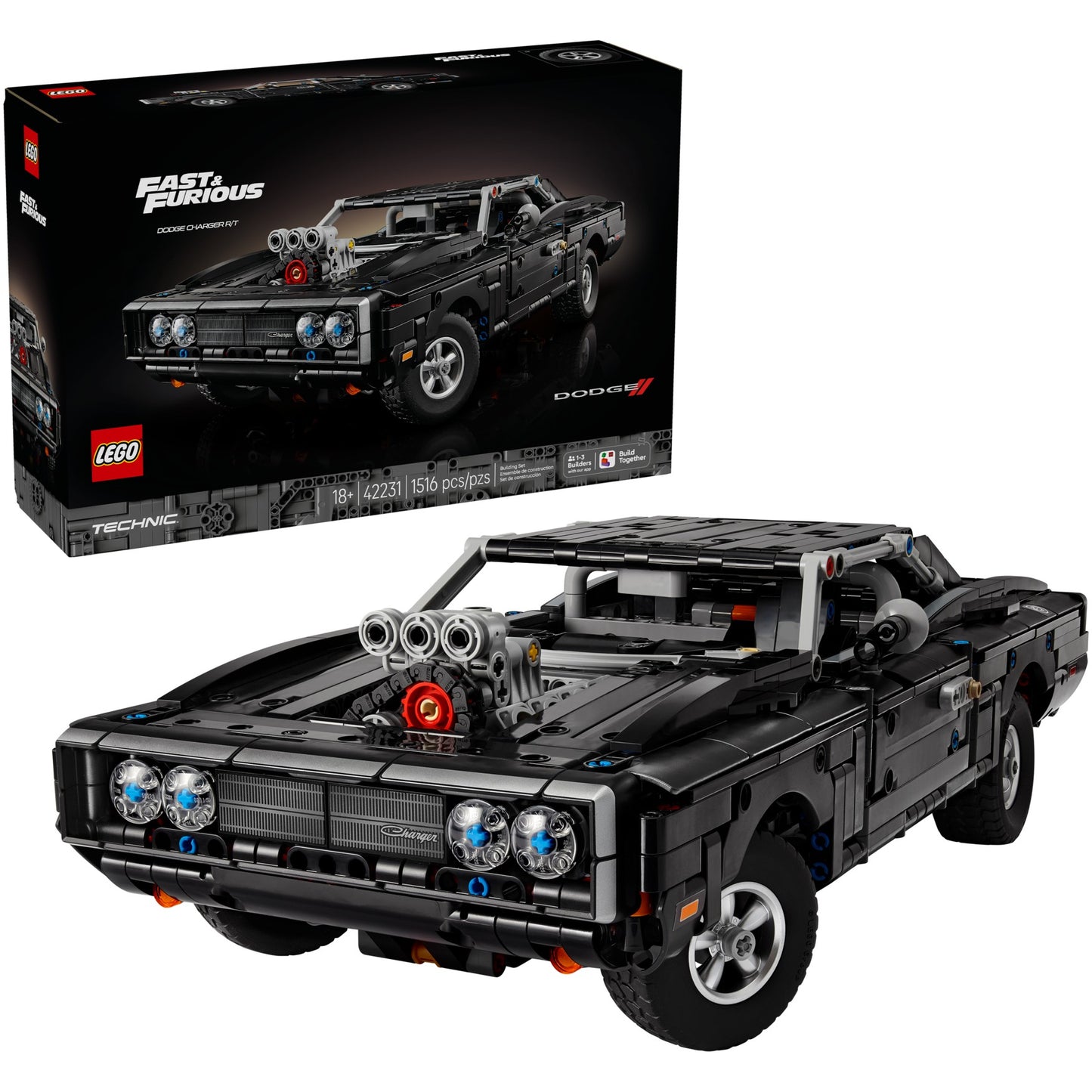 LEGO 42231 Fast and Furious Dodge Charger R/T Car - Technic