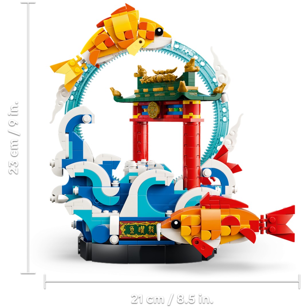 LEGO 80120 Prosperity Carp Leaping - Chinese Festivals