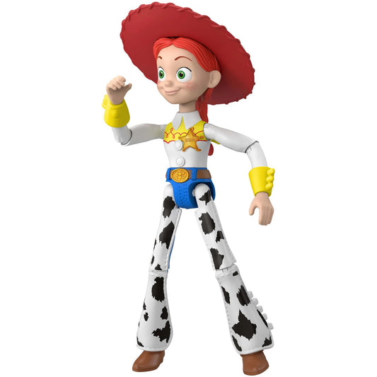 Disney -  and Pixar - Toy Story 5 Jessie Action Figure 8.8-inch Tall Cowgirl 12 Posable Joints - Mattel