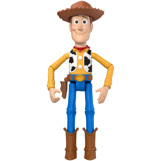 Disney -  and Pixar - Toy Story 5 Woody Action Figure 9-inch Tall Sheriff 14 Posable Joints - Mattel