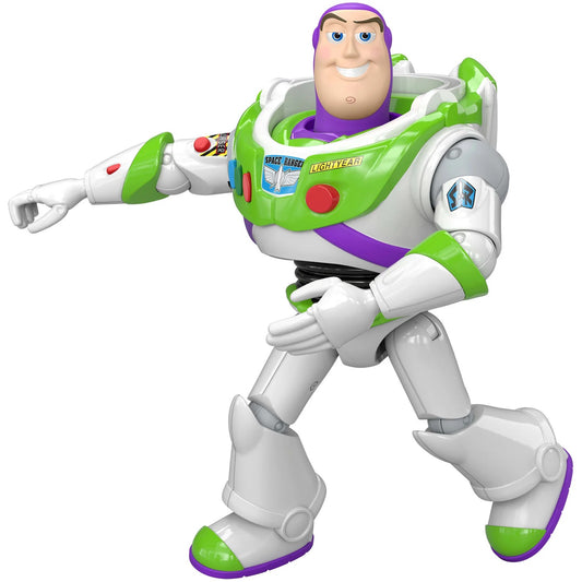 Disney -  and Pixar - Toy Story 5 Buzz Lightyear Action Figure 7-inch Tall 10 Posable Joints - Mattel
