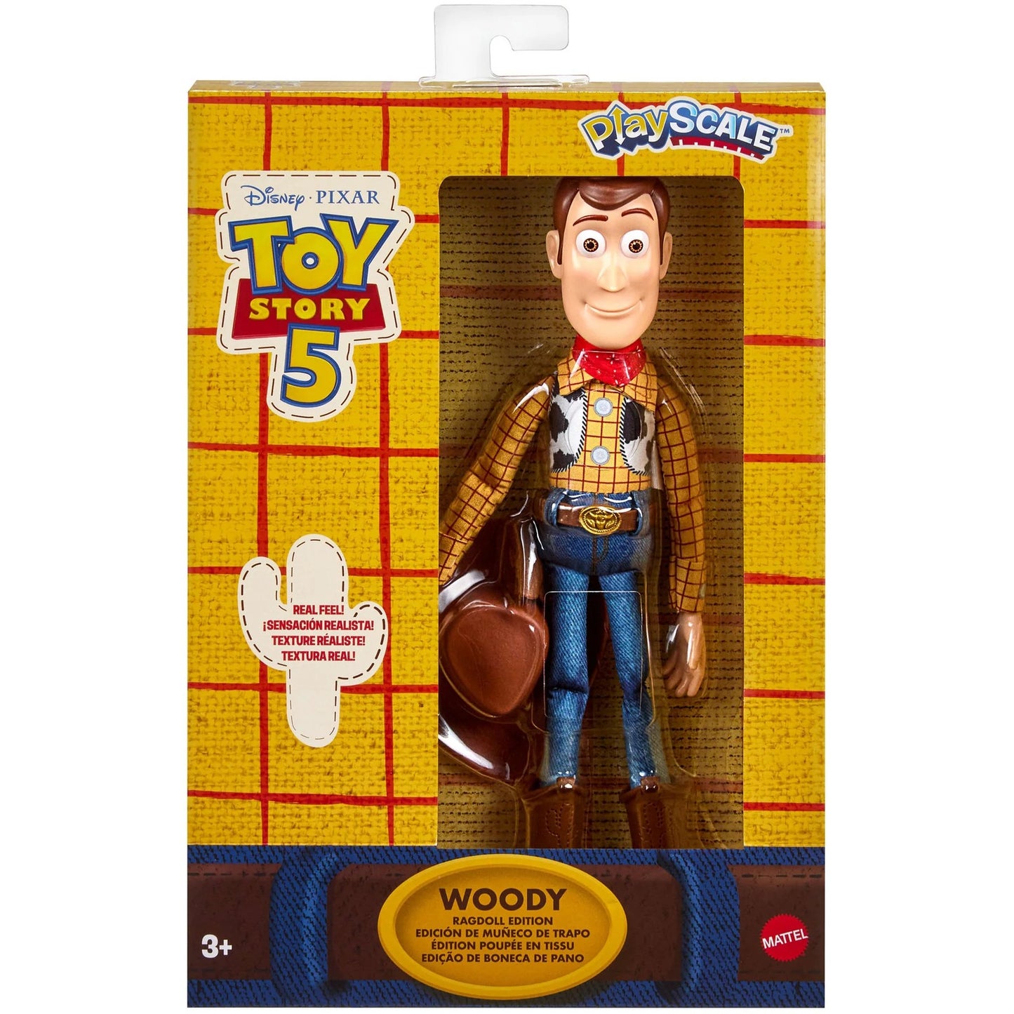 Disney -  Pixar - Toy Story 5 Woody 7-Inch Ragdoll Edition Figure - Mattel