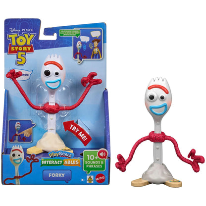 Disney -  Pixar - Toy Story 5 Interactables Forky 7-Inch Figure - Mattel