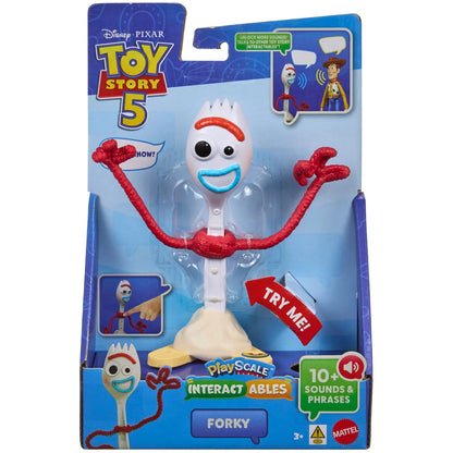 Disney -  Pixar - Toy Story 5 Interactables Forky 7-Inch Figure - Mattel