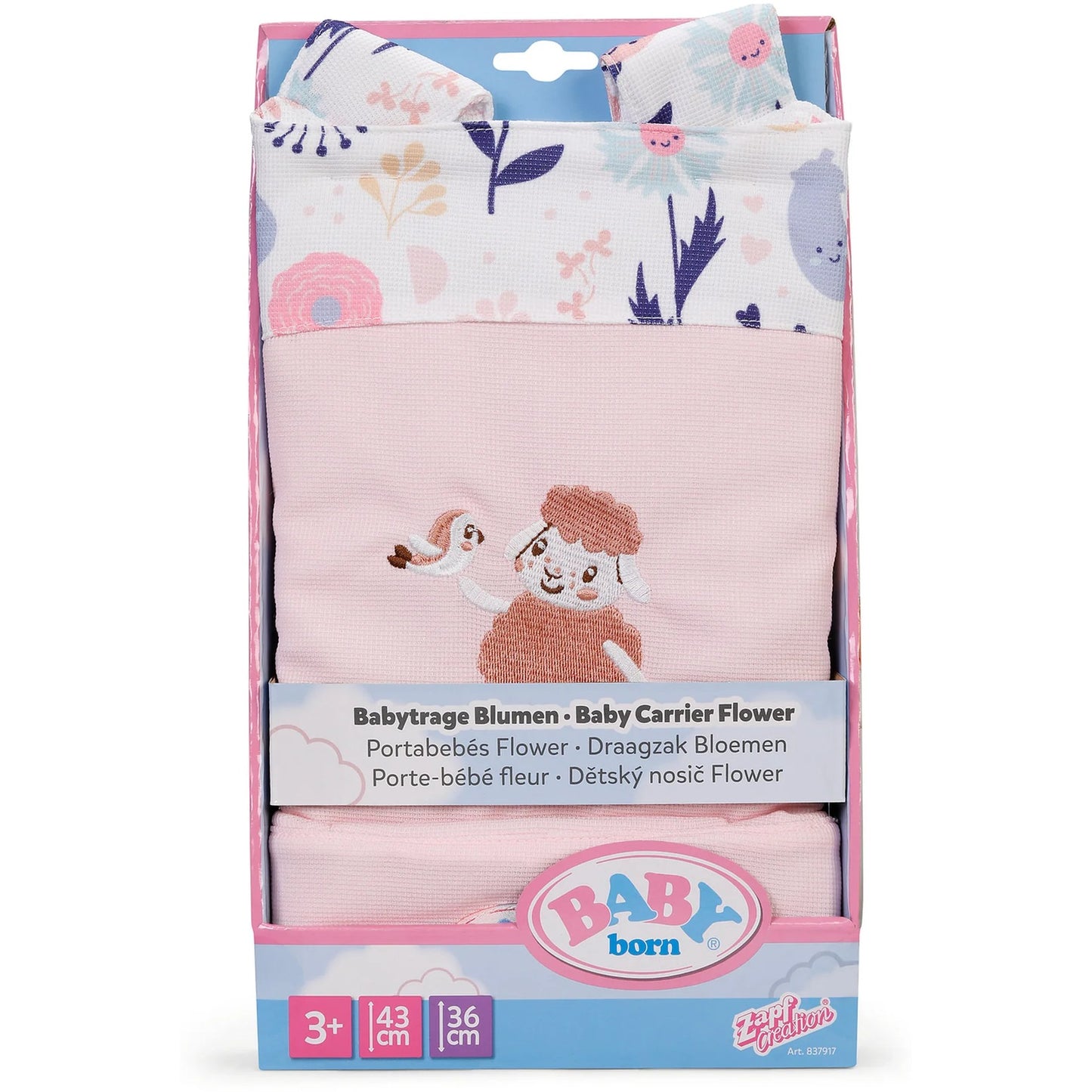 BABY born - Flower Doll Carrier Accessory Set 43cm
