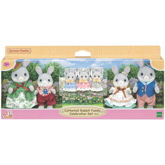 Sylvanian Families - Cottontail Rabbit Family Celebration Set