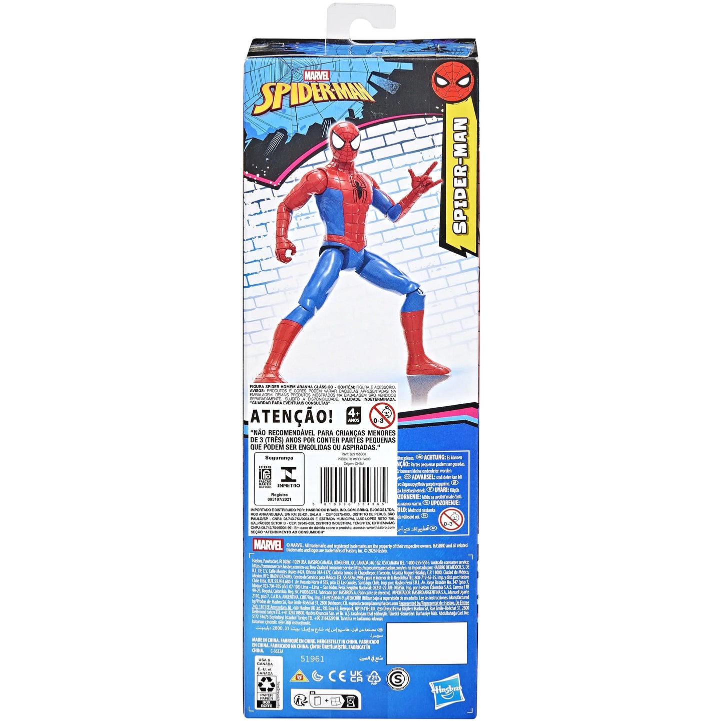 Marvel - Spider-Man Titan Series Spider Man Figure - Hasbro