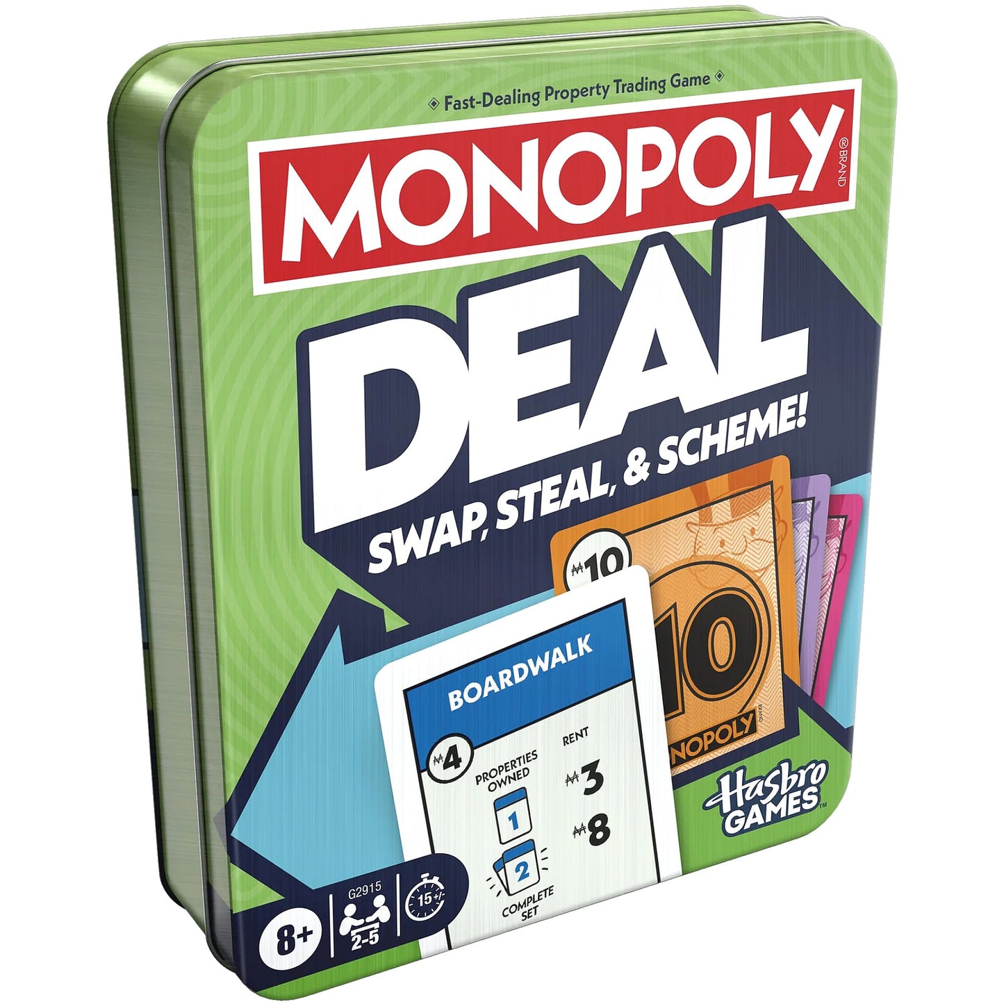 Monopoly - Deal Tin Card Game - Hasbro