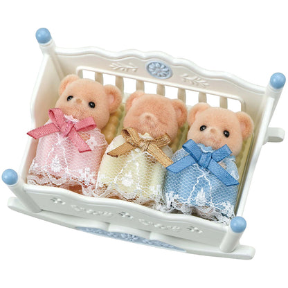 Sylvanian Families - Biscuit Bear Sleepy Triplets